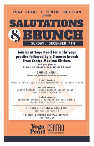 Yoga Brunch at Centro Mexican